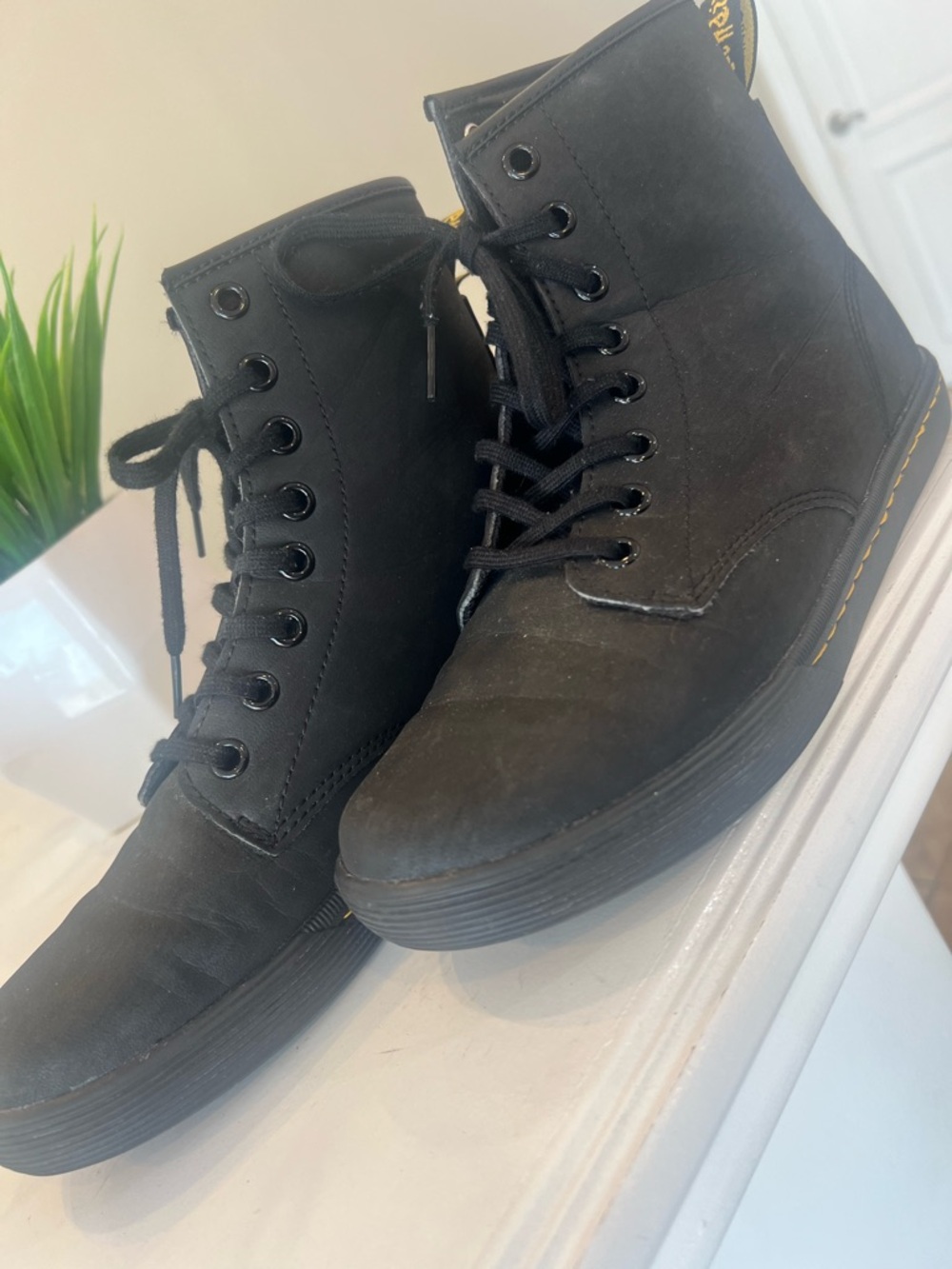 Dr. Martens Black Lace-Up Ankle Boots